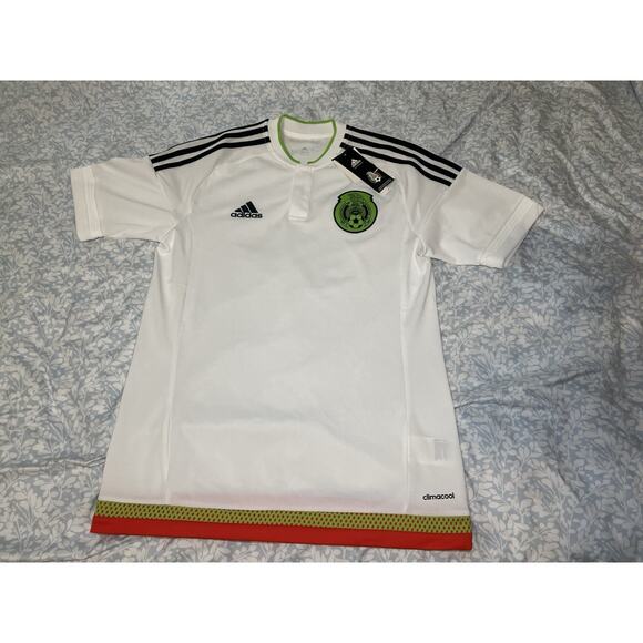 ADIDAS Mexico National Team 2015 COPA America Away Soccer Jersey M36019 Sz Small - Picture 1 of 12